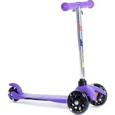 Трехколесный самокат BIBITU материал - металл/пластик JAY SKL-06L фиолетовый
