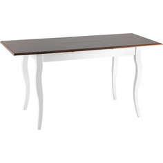 Стол обеденный Stool Group Марсель темный дуб + белый RH 7118T EXT Dirty Oak+white