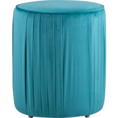 Пуф Stool Group Мира малый вельвет бирюзовый Emera SLIM HLR-62
