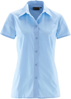 Однотонная блузка с короткими рукавами Bonprix