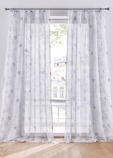 Гардина с морским узором (1 шт.) Bonprix