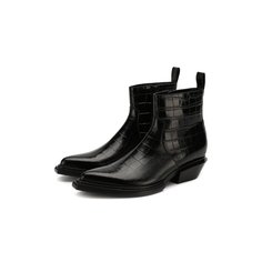 Кожаные ботинки Harness Santiag Balenciaga