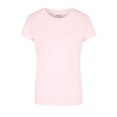 Однотонная хлопковая футболка с круглым вырезом Polo Ralph Lauren