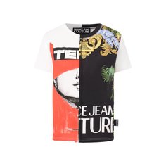 Хлопковая футболка Versace Jeans Couture