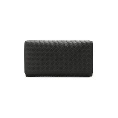 Кожаное портмоне с плетением intrecciato Bottega Veneta