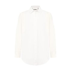 Рубашка из смеси хлопка и льна Jil Sander
