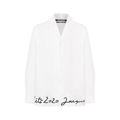Хлопковая рубашка Jacquemus