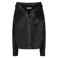 Кожаная рубашка Balenciaga