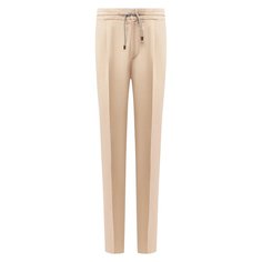 Брюки из смеси льна и хлопка Brunello Cucinelli