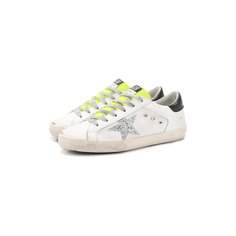 Комбинированные кеды Superstar Golden Goose Deluxe Brand