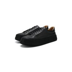 Кожаные кеды Jil Sander
