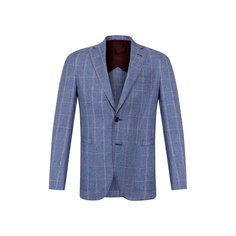 Пиджак из смеси шерсти и хлопка Luciano Barbera