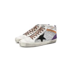 Комбинированные кеды Mid Star Golden Goose Deluxe Brand