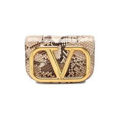 Сумка Valentino Garavani SuperVee из кожи питона Valentino