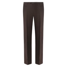 Брюки из смеси шерсти и льна Corneliani
