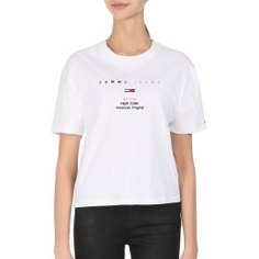 Футболка TOMMY JEANS DW0DW07534 белый