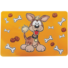 Коврик под миску Foxie More Bones 28х43см