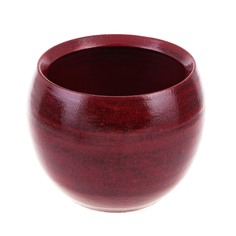 Кашпо темно-красный 13 см Ter steege cresta