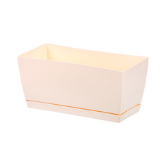 Кашпо для трав Prosperplast coubi 30см кремовое