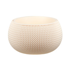 Кашпо Prosperplast splofy bowl 37см кремовое