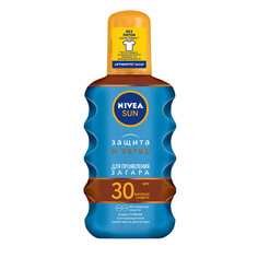 NIVEA Солнцезащитное масло-спрей для загара Nivea Sun "Защита и загар" SPF 30, водостойкое