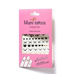 MIAMI TATTOOS Флэш тату для пальцев и ногтей Cheap & Chick_Cuticle Tattoo