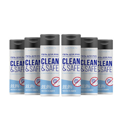 LOREN COSMETIC Набор антибактериальных гелей для рук Clean&Safe Чистота Лотоса