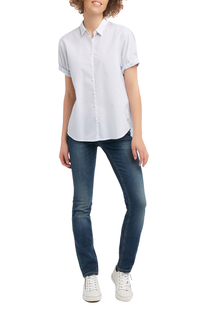 Блуза женская Mustang 1005615/10961 белая 40 DE