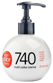 Краска для волос Revlon Professional Nutri Color Creme 740 Медный 270 мл