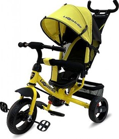 Велосипед трехколесный Lexus Trike желтый, колеса 10" и 8"