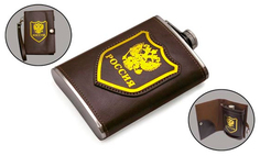 Фляга подарочная 270мл в чехле FL9-1K3 Викинг