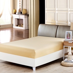 Простынь на резинке поплин 160x200 Valtery PRP-6