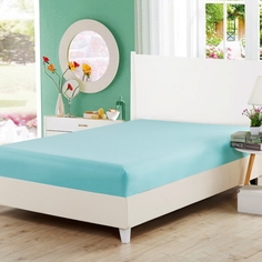 Простынь на резинке поплин 180x200 Valtery PRP-4