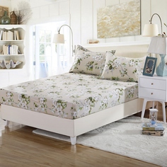 Простынь на резинке поплин 90x200 Valtery PRPP-19