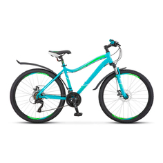 Женский велосипед Stels Miss 5000 MD V011 (2020) размер рамы 17" Светло-бирюзовый
