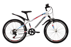 Подростковый велосипед Novatrack Extreme 6 sp. 24" (2019) размер рамы 10" Белый