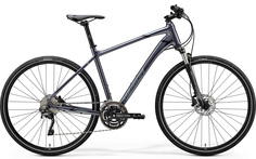Городской велосипед Merida Crossway 500 (2020) размер рамы 51 см" Серо-черный