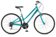 Женский велосипед Schwinn Voyageur Women (2020) размер рамы 15.5" Бирюзовый