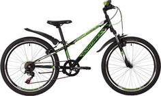 Подростковый велосипед Novatrack Extreme 6 sp. 24" (2019) размер рамы 10" Черный