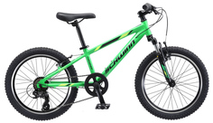 Детский велосипед Schwinn Thrasher (2020) размер колеса 20 Зелено-черно-желтый