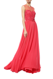 Платье женское ELIE SAAB 6574 розовое 36