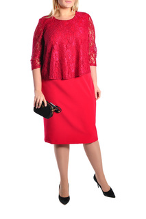 Платье женское Forus 18009-36 красное 58 RU