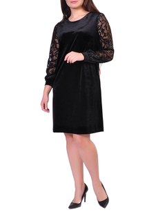 Платье женское Forus 18132-100 черное 44 RU