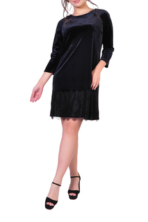 Платье женское Forus 18139-1 черное 44 RU