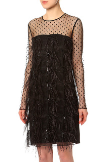 Платье женское Escada ES5013582DA001 черное 40 DE