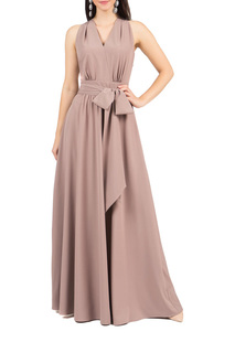 Платье женское Grey Cat GPL00213L(HELMY) коричневое 44 RU