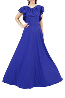 Платье женское Grey Cat GPL00154L(AGATA) синее 44 RU