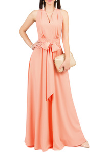 Платье женское Grey Cat GPL00213L(HELMY) оранжевое 52 RU