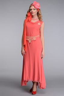 Платье женское KATA BINSKA LANA 6069 красное 48-50 EU