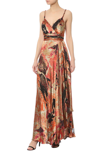 Платье женское JS Collections 5860154 оранжевое 6 US